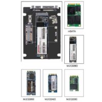 محول 2 في 1 إلى منفذ ساتا 2.5 انش SSD-1287