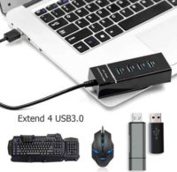 موزع USB 3.0 بأربعة منافذ سريعة-1313