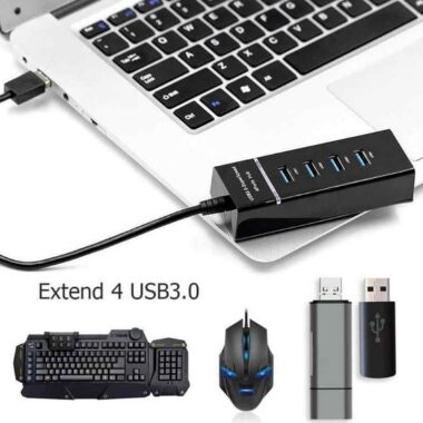 موزع USB 3.0 بأربعة منافذ سريعة-1313