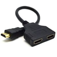 موزع HDMI إلى شاشتين-0